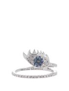 Delfina Delettrez Diamond, Sapphire & White-gold Ring