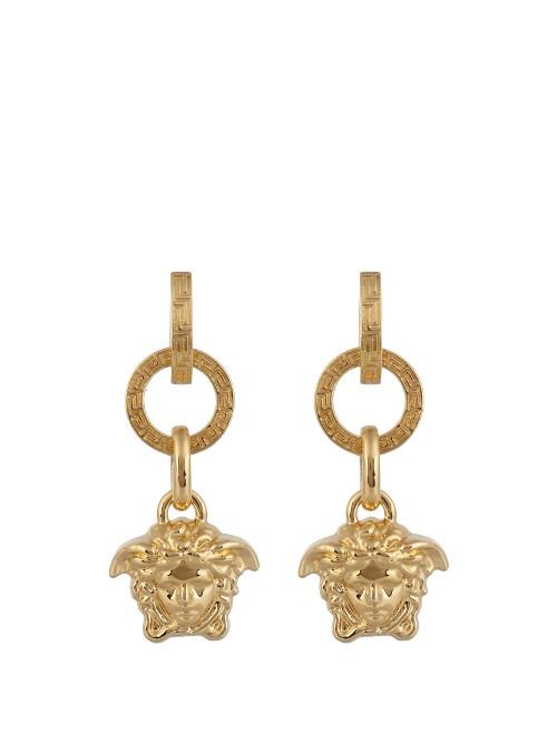 Versace Medusa Drop Earrings