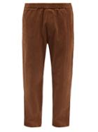 Barena Venezia - Bativoga Cotton-herringbone Trousers - Mens - Brown