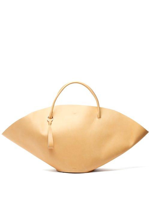 Matchesfashion.com Jil Sander - Sombrero Large Leather Tote Bag - Womens - Light Tan