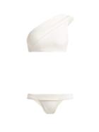 Matchesfashion.com Haight - Maria Asymmetric Bikini - Womens - Ivory