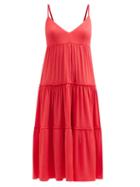 Max Mara Beachwear - Zampa Dress - Womens - Red