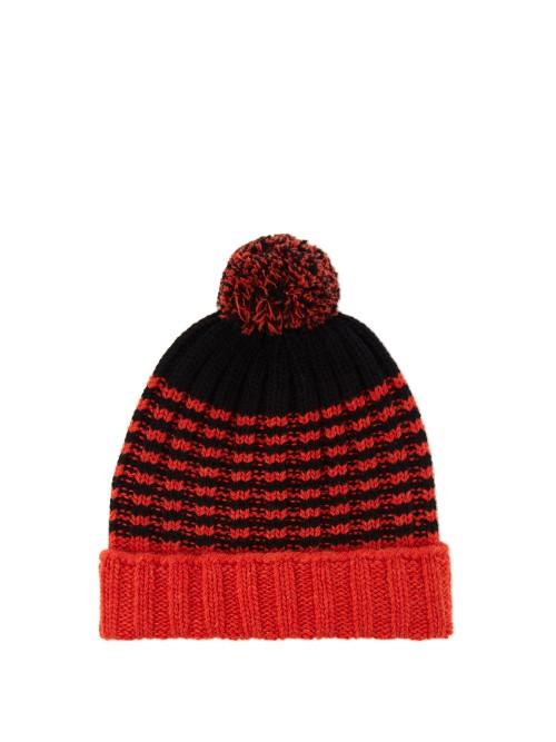 Gucci Wool Pompom Beanie Hat