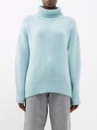 Arch4 - World's End Cashmere Roll-neck Sweater - Womens - Light Blue
