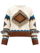 Matchesfashion.com Weekend Max Mara - Baita Sweater - Womens - Ivory Multi