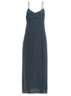 Matchesfashion.com Haight - Beca Scoop-back Crepe Maxi Dress - Womens - Blue