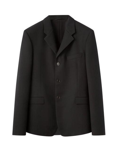 Lemaire - Single-breasted Cavalry-twill Blazer - Mens - Black