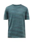 Missoni - Striped Cotton-jersey T-shirt - Mens - Green Multi