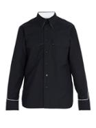 Matchesfashion.com Calvin Klein 205w39nyc - Western Inspired Cotton Shirt - Mens - Navy