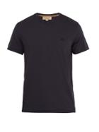 Burberry Logo-embroidered Cotton-jersey T-shirt