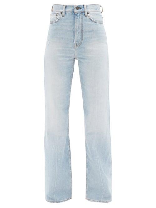 Acne Studios - 1990 High-rise Wide-leg Jeans - Womens - Light Blue
