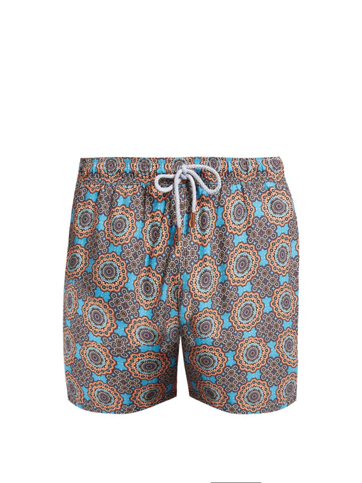 Retromarine Mechanisms-print Swim Shorts