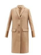 Burberry - Coleshill Single-breasted Camel Hair-blend Coat - Womens - Camel