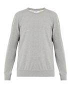 Matchesfashion.com Frame - Crew Neck Cotton Jersey Sweatshirt - Mens - Grey