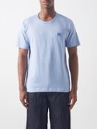 Acne Studios - Face-logo Cotton-jersey T-shirt - Mens - Purple