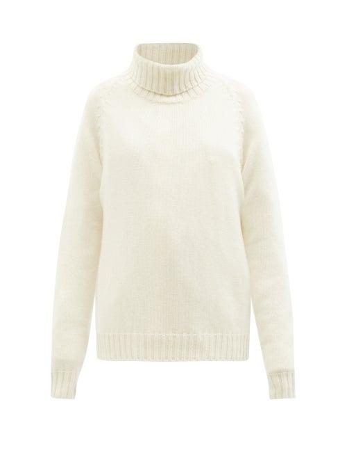 Umit Benan B+ - Cashmere Roll-neck Sweater - Womens - Cream