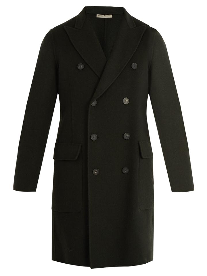 Bottega Veneta Peak-lapel Double-faced Cashmere Coat