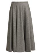 Matchesfashion.com Max Mara - Oppio Skirt - Womens - Grey