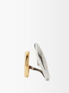 Alexander Mcqueen - Bi-colour Metal Ear Cuff - Womens - Gold/silver