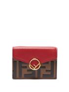 Matchesfashion.com Fendi - F Is Fendi Leather Purse - Womens - Red Multi