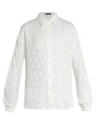 Dolce & Gabbana Polka-dot Fil Coup Blouse