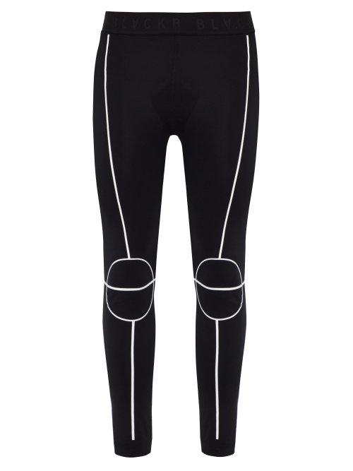 Matchesfashion.com Blackbarrett By Neil Barrett - Court Stripe Leggings - Mens - Black
