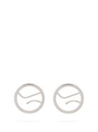 Matchesfashion.com Alan Crocetti - Halo Sterling Silver Ear Cuffs - Mens - Silver