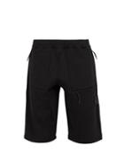 Matchesfashion.com Stone Island - Ghost Wool Fleece Bermuda Shorts - Mens - Black
