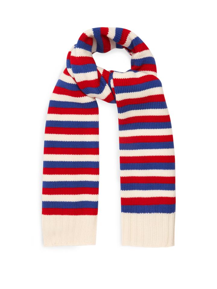 Sonia Rykiel Striped Wool-knit Scarf