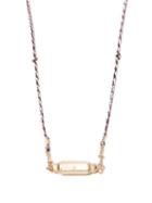 Matchesfashion.com Marie Lichtenberg - Baby Coco Diamond & 14kt Gold-plated Necklace - Mens - Gold Multi