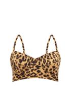 Matchesfashion.com Norma Kamali - Leopard-print Bralette Bikini Top - Womens - Leopard