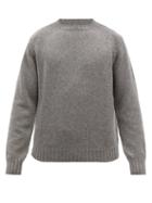 Umit Benan B+ - Crew-neck Cashmere Jumper - Mens - Grey