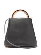 Matchesfashion.com Marni - Pannier Medium Leather Bucket Bag - Womens - Black