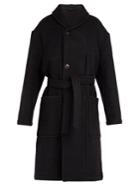 Lemaire Shawl-collar Melton Wool Coat