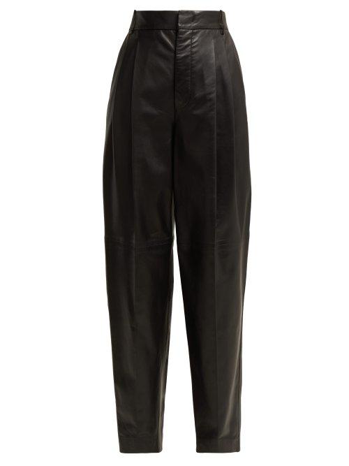 Matchesfashion.com Joseph - Linn Leather Trousers - Womens - Black