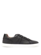 Matchesfashion.com O'keeffe - Grained-leather Trainers - Mens - Black White