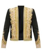 Mens Rtw Balmain - Spencer Sequinned Cotton Grain-de-poudre Blazer - Mens - Multi