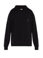 Matchesfashion.com A-cold-wall* - Logo Print Hooded Cotton Sweatshirt - Mens - Black