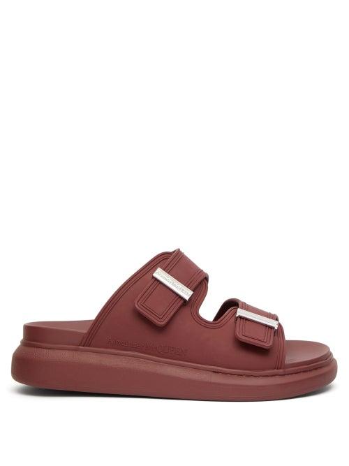 Alexander Mcqueen - Hybrid Buckled Rubber Sandals - Mens - Multi