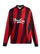 Matchesfashion.com Martine Rose - Long Sleeved Twisted Football Shirt - Womens - Red Stripe