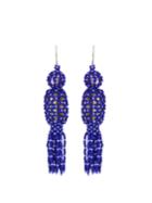 Etro Bead And Stone-embellished Tassel Earrings
