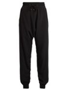 Vanessa Bruno Guillame Dropped-crotch Textured-crepe Trousers