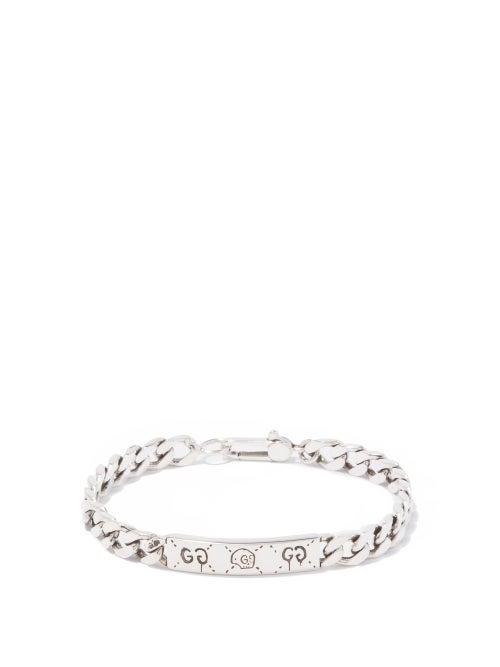 Gucci - X Trouble Andrew Guccighost Silver Bracelet - Mens - Silver