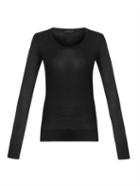 The Row Topa Cashmere And Silk-blend Sweater
