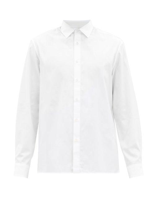 Matchesfashion.com A-cold-wall* - Logo-embroidered Cotton-poplin Shirt - Mens - White