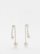 Sophie Bille Brahe - Ruban De Peare Small Pearl & 14kt Gold Earrings - Womens - Pearl