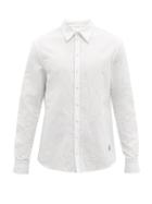 Erdem - Serge Logo-embroidered Cotton-blend Shirt - Mens - White