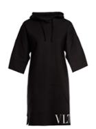 Valentino Hooded Logo-print Dress