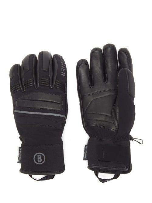 Bogner - Andi Leather Gloves - Mens - Black