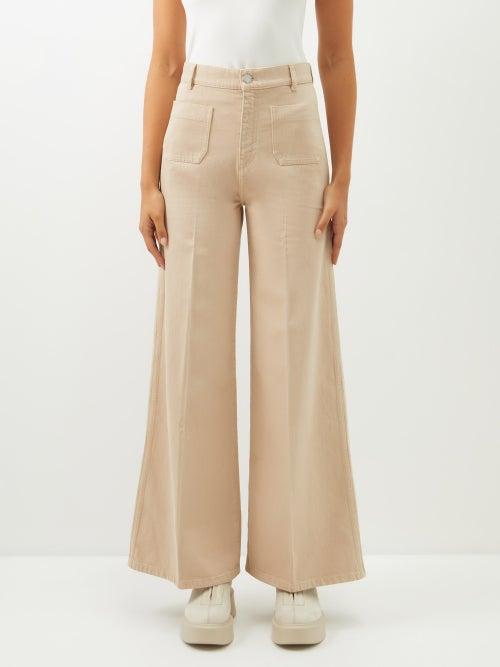 Joseph - Brompton Wide-leg Jeans - Womens - Sand